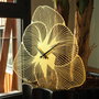 Wallity Reloj de Pared Metal APS039 - Dorado, 70 x 70 cm, Mecanismo Silencioso, Decorativo